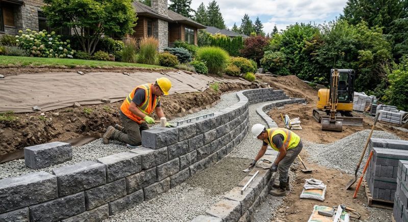Landscape Wall Construction in Ocala, FL
