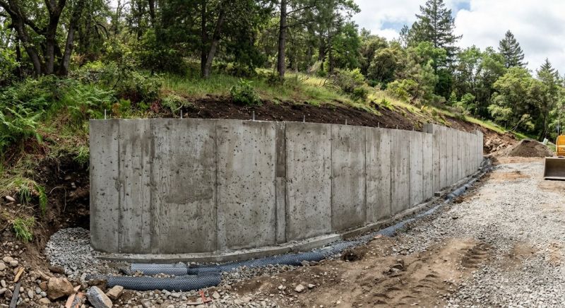 Retention Wall Construction in Sonoma County, CA