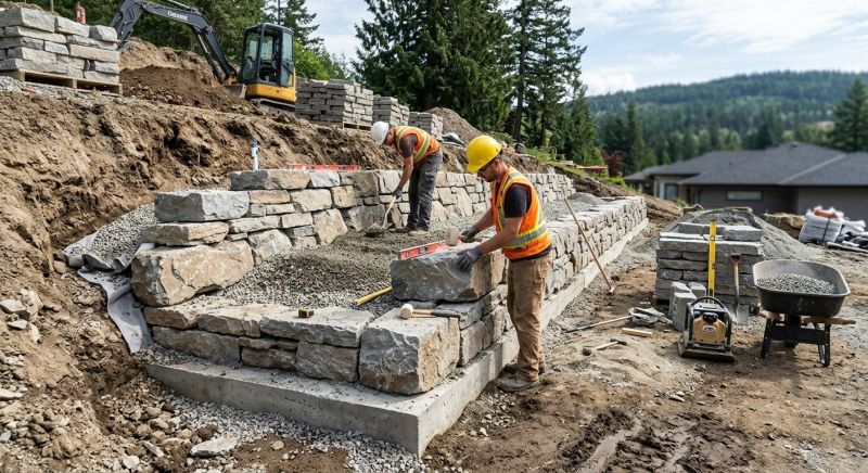 Hardscape Wall Construction in Ventura County, CA