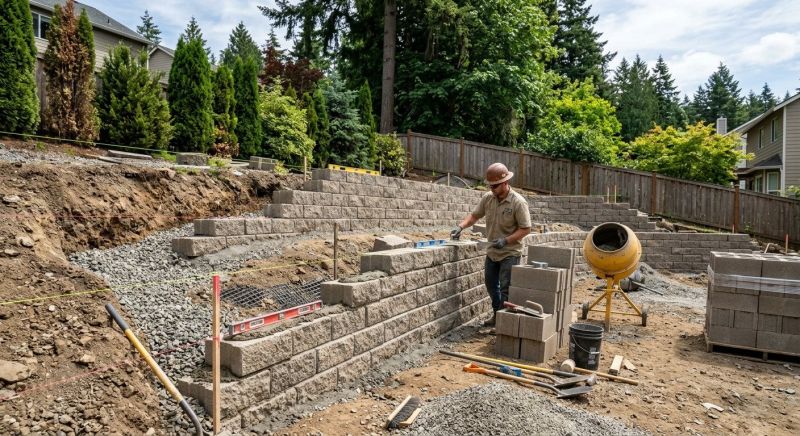 Hardscape Wall Construction in Aiken, SC