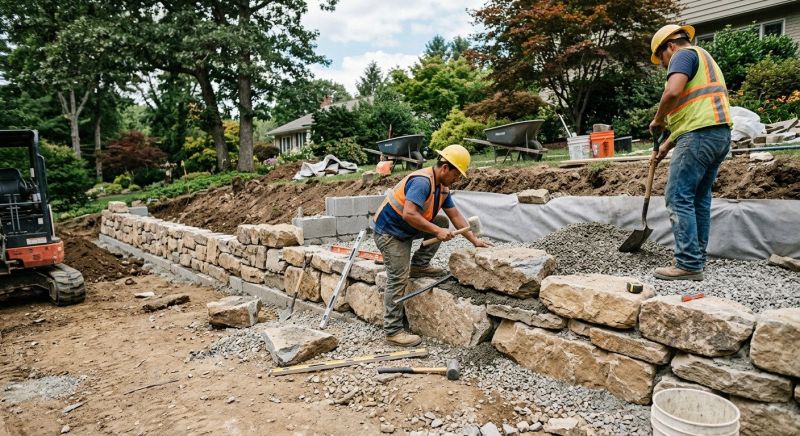 Landscape Wall Construction in Daytona Beach, FL
