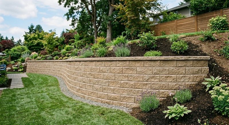 Landscape Wall Construction in Rockwall, TX