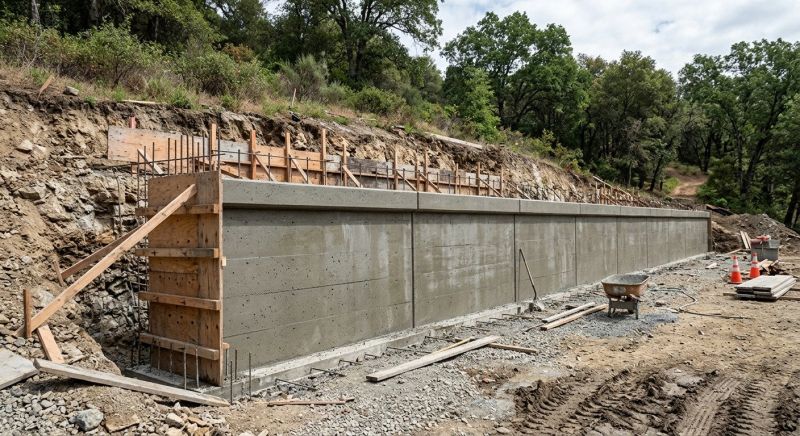 Retention Wall Construction in Melbourne, FL