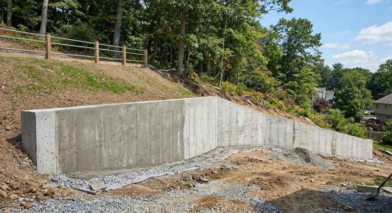 Retention Wall Construction in Daytona Beach, FL