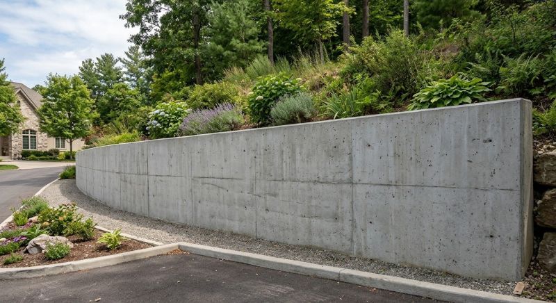 Retention Wall Installation in Sonoma County, CA
